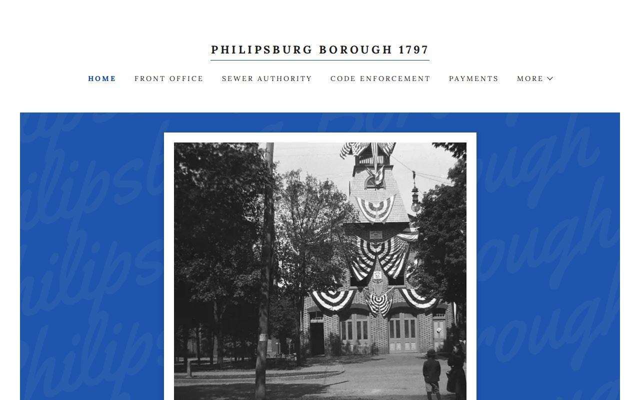 Philipsburg Borough official municipal site for confirming police record custody